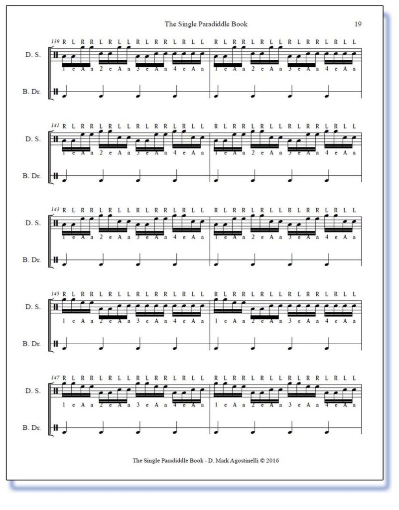 Inside - The Single Paradiddle Drum Rudiment book by D Mark Agostinelli