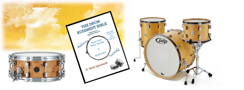 Best Drum Author of 2017 - Best of the Year - All book covers - The Drum Rudiment Bible - D Mark Agostinelli Books - Drum Rudiment Books - Best Drum Book of the Year