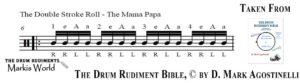 Read more about the article The Double Stroke Roll Drum Rudiment